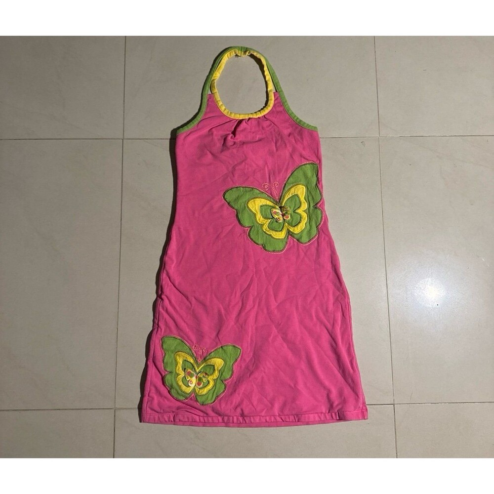 Girls Pink Floral Dress